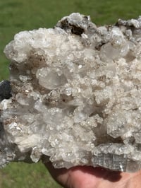 Image 8 of Large Quartz & UV Clacite Cluster | China #2912