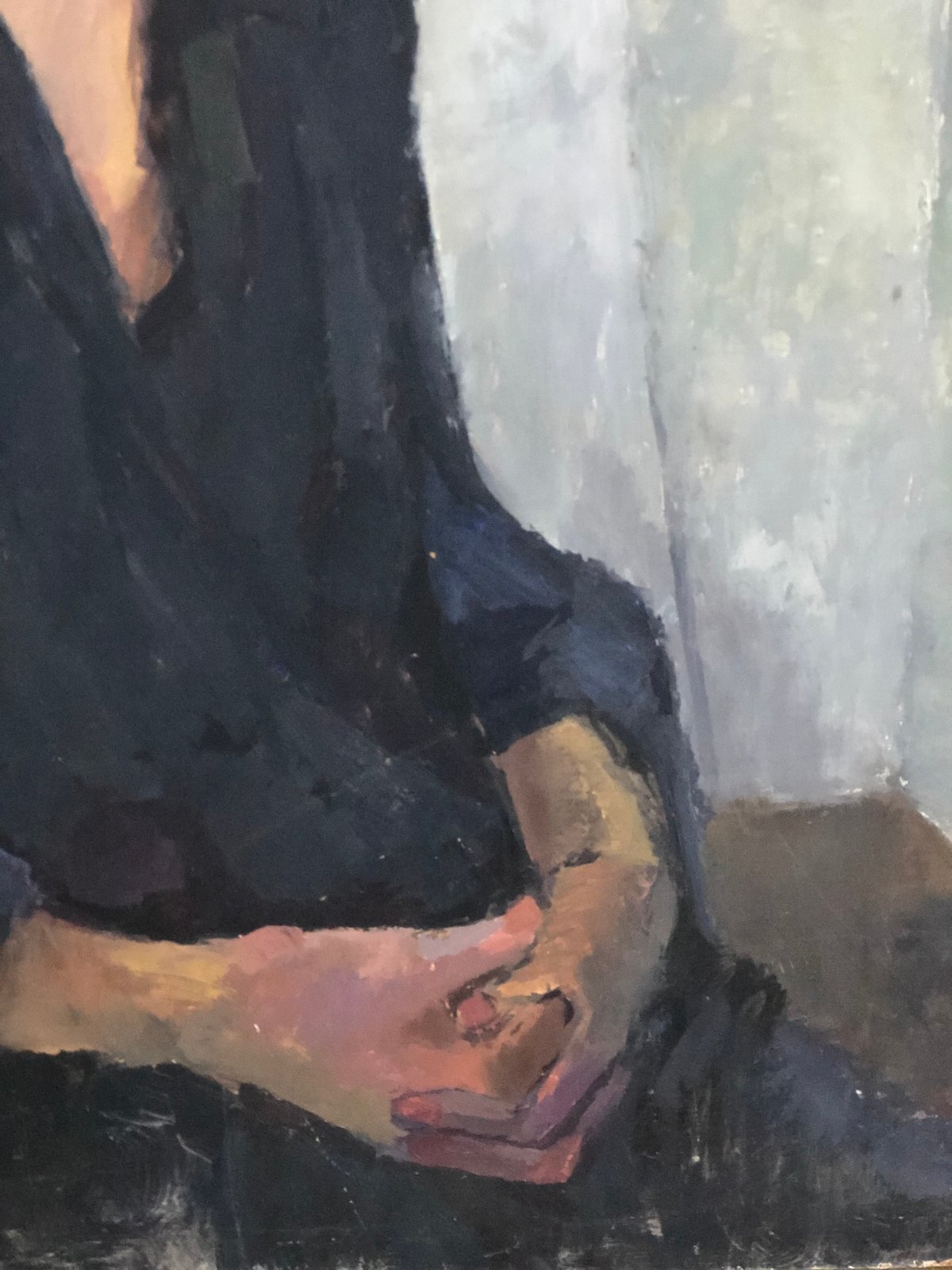 Image of Portrait of a woman in black