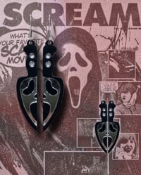 Image 1 of Ghost Face Earrings 