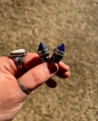 Lapis Lazuli Spike Bolts