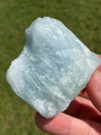 Image 3 of Blue Aquamarine Raw Chunk Specimen #1856