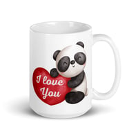 Image 4 of I love You Panda mug
