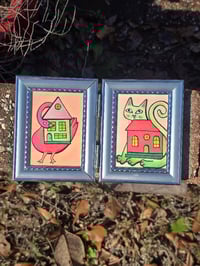 Image 1 of House Animals Original Illustration