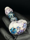 White Satin Floral