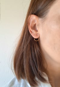 Image 2 of Gold filled twist earring