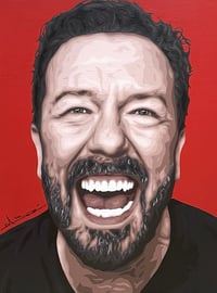 Image 1 of Ricky Gervais Print