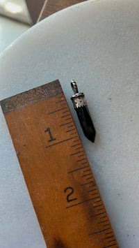 Image 3 of Mini onyx point pendant