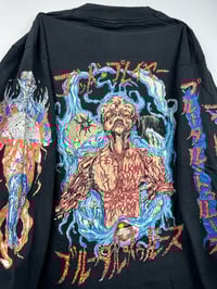 Image 4 of Rare 🗡️ 1995 Brutal truth - Pure Grind Mayhem Japanese Tour long-sleeves