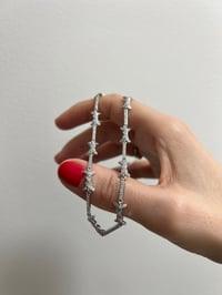 Image 9 of GEM BARBED WIRE CHOKER 
