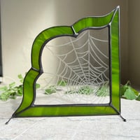 Image 1 of Green Spiderweb Corner
