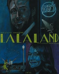 “Here’s to the fools who dream.” LA LA LAND Art Print