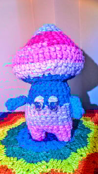 Image 2 of Moody Mushy Crochet Plushie 