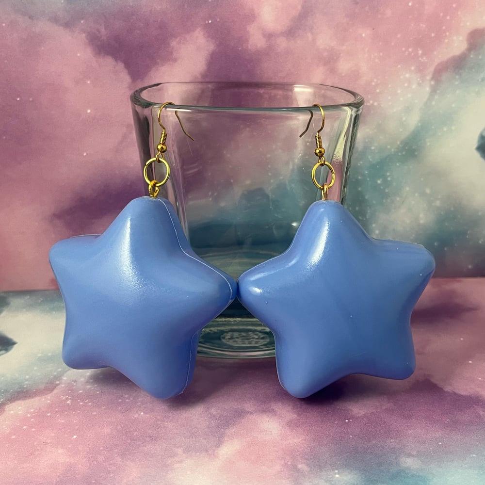 Image of Ball Pit Star Kandi Earrings