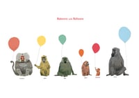 Image 2 of Baboons with Balloons Card