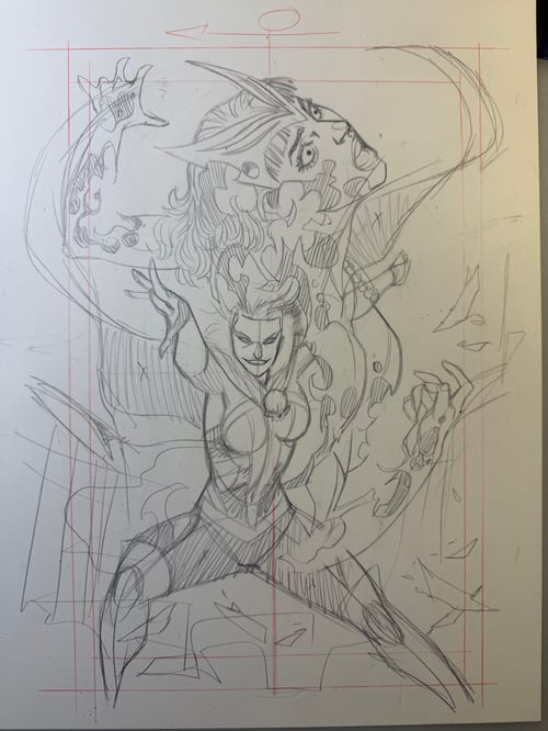 Image of SORCERER SUPREME #2 page20 original art