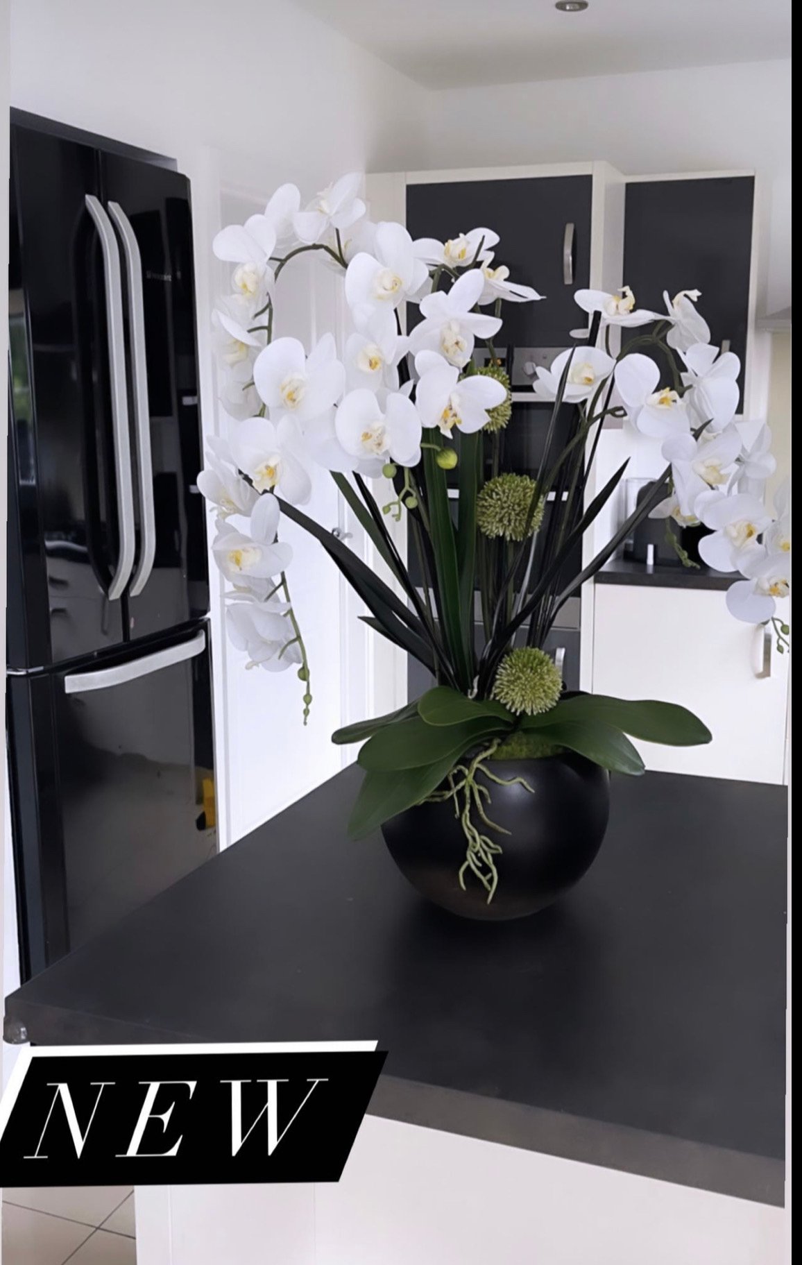 Image of Luxury allium floor standing orchid 