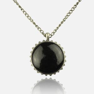 Image of Black & Silver Star Necklace