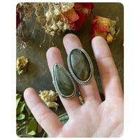 Image 2 of Sterling Silver Labradorite Rings