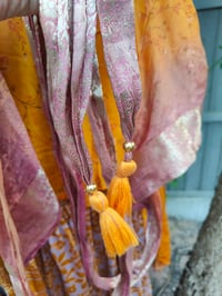 Image 12 of Kimono and cami top Set- Yellow and rust