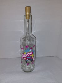 Image 3 of Pink Doll glass Bottle lights home decor