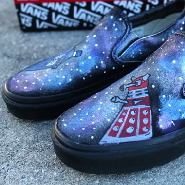 Image of Doctor Who "Tardis and Dalek" Galaxy Vans (or Toms)