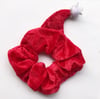Santa hat scrunchie