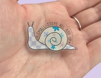 Image 1 of SLIGHT SECONDS small steps acrylic pins