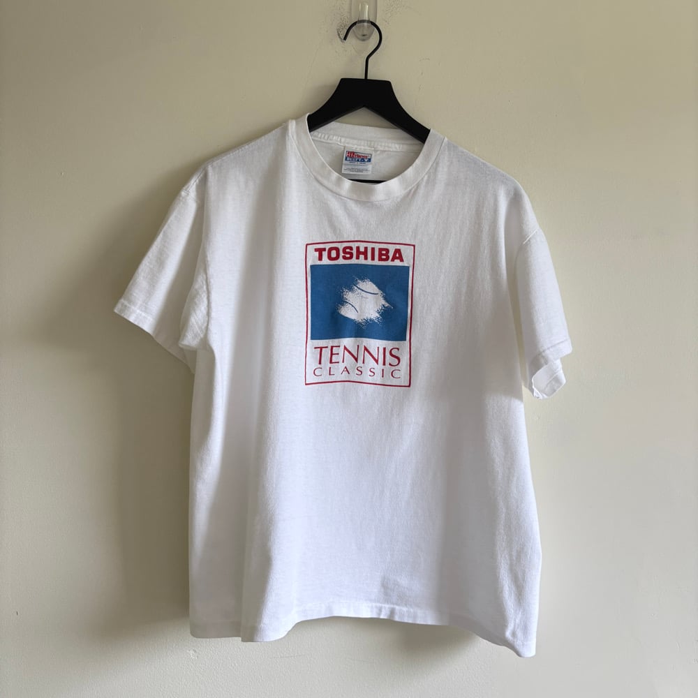 Image of Toshiba Tennis Classic 'DVD' T-Shirt