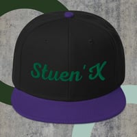 Image 2 of Stuen'X® In Green Snapback Hat