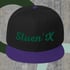 Stuen'X In Green Snapback Hat Image 4