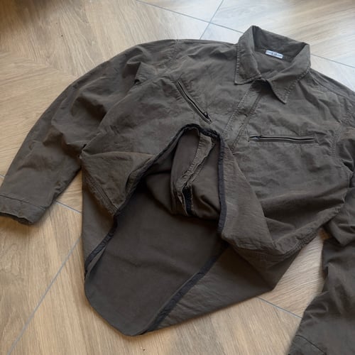 Image of AW 2003 Stone Island Zip Up Overshirt, Size Medium