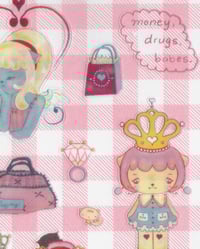 Image 2 of queen cat sticker sheet