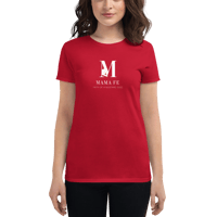 Image 3 of MamaFe White Font with FMS Logo Women's short sleeve t-shirt