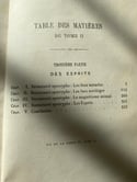 Des tables tournantes, du surnaturel et des esprits, tome II, A. De Gasparin 1855, très rare!!!