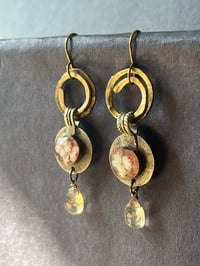 Image 3 of Captured flower earrings