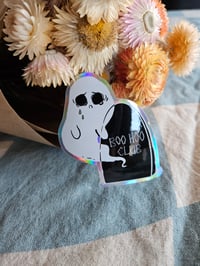 Image 3 of BooHoo Club Holographic Vinyl Sticker