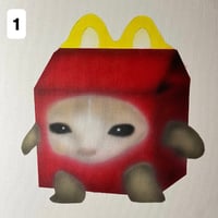 Image 2 of [Painting] Happy Meal Cat