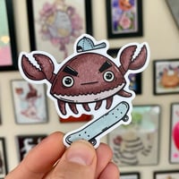 Image 1 of Rad Crab 3” sticker 