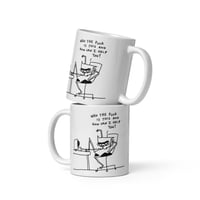 Image 3 of White glossy mug who tf 