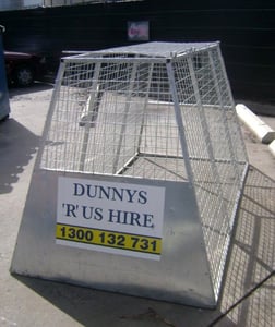 Image of 2.5 cubic metre rubbish cage (price includes GST)