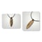 Image of Men’s surfboard necklace Two palm trees