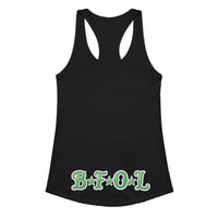 Image 2 of BFOL/Protected fitted racerback tank top