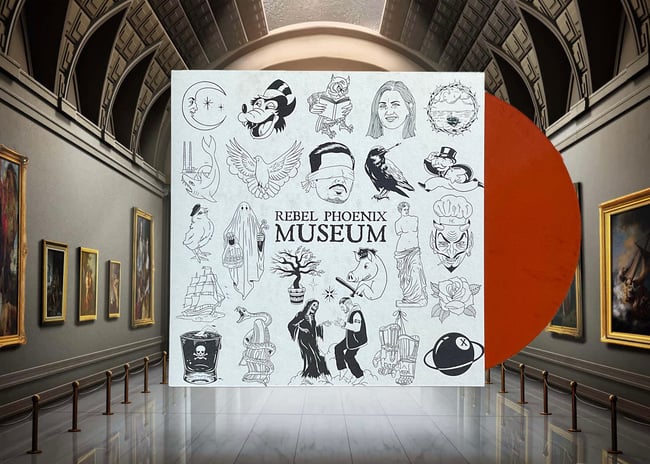 Rebel Phoenix - Museum (12” terracotta coloured vinyl)