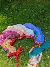 Image 12 of Wrap petal skirt 8-18 uk red waistband