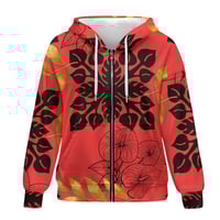 Image 3 of Women's Loose Fit Hokuloa (Anthurium)Print Jacket