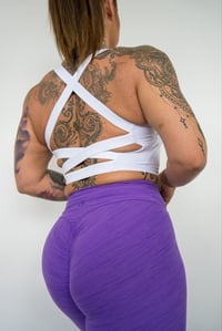 Image 1 of UPerform Elevate Cross Back Bra- White