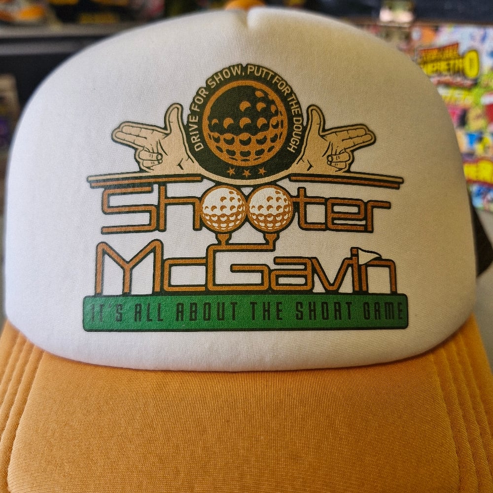 Image of Shooter McGavin Happy Gilmore Trucker Snapback Hat