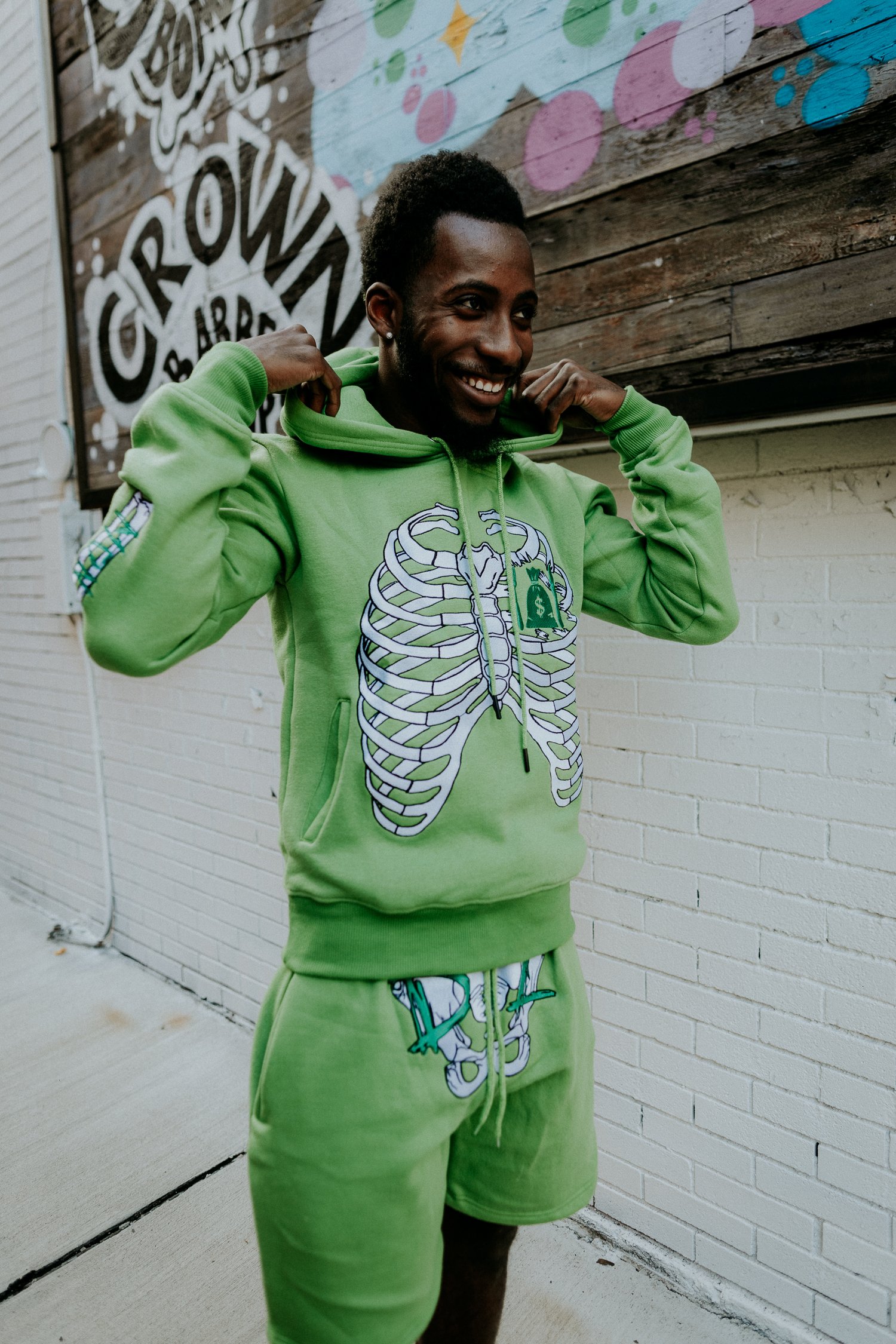 Image of Money Hungry Skeleton Hoodie