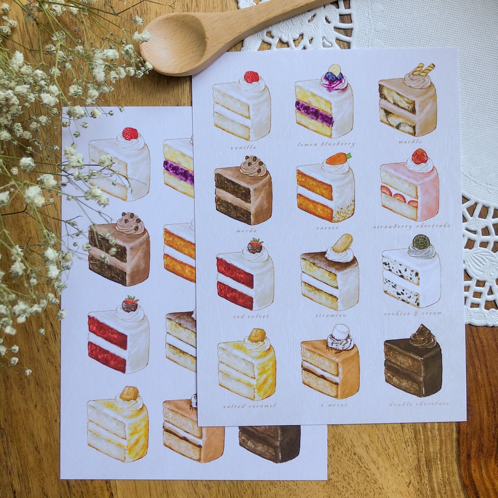 Image of 'Let's Bake A Perfect Cake' Print