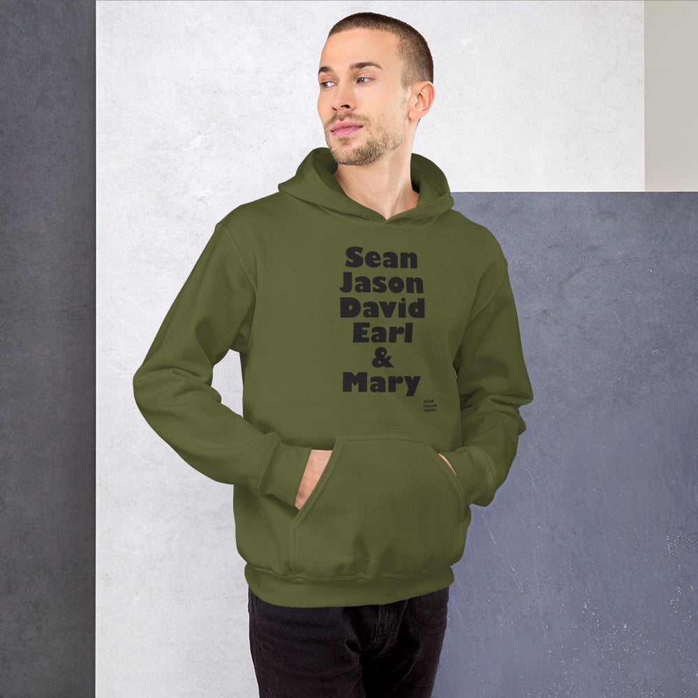 Image of "Platinumville" Army Green Hoodie